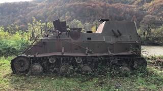 Out-Of-Commission Rusting Soldier Transport In Maglaj, Bosnia