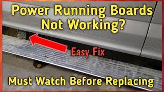 How To Fix Sticking Power Running Boards. Must Watch Before Buying New. Ford F150 & More.