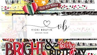 Bright & Merry Birthday | Sarah Millerhouse | Vicki Boutin Design Team