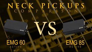 EMG 60 vs EMG 85 - Active NECK Pickup Guitar Tone Comparison / Review