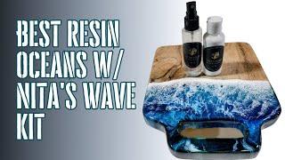 Epoxy Resin Ocean Waves w/ Nita's Wave Kit!! #resinart #oceanart #resin