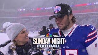 Buffalo Bills QB Josh Allen: 'Pretty cool' to make NFL history in win vs. 49ers | SNF | NFL on NBC