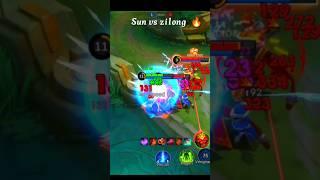 SUN VS ZILONG MLBB ||  #mlbb #sunvszilong #shorts #trending