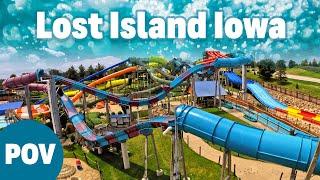 Lost Island Water Park in Waterloo, Iowa | 4K GoPro POV