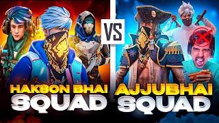 Ajjubhai Vs Hakson Bhai 100% Real Aimbot  Amitbhai Left The Game after ! - Garena free fire max