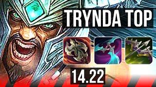 TRYNDAMERE vs SETT (TOP) | 6 solo kills | KR Master | 14.22