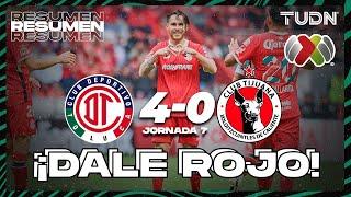 Resumen y goles | Toluca 4-0 Tijuana | Liga Mx -AP2024 - J7 | TUDN