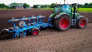 Ploegen | Ploughing | Pflügen | Labourer | Fendt 516 | Lemken Juwel | Trimble Autopilot | GeoPlough