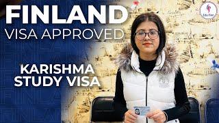 Fulfilling Dreams Across Borders, Karishma Celebrating Success with a Finland Study Visa #europe