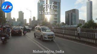 Mumbai City 4K Ride - Parel to Worli sea face