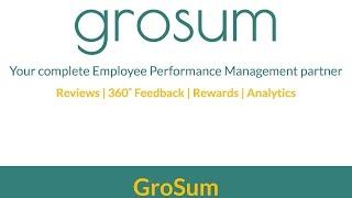 What you get with GroSum - 2 Mins. Overview for an effective and ongoing Performance Management