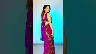 Transition alert #subscribe #saree #sareedraping #dance #sareesdraping #sareetying #fashion