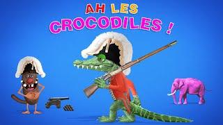 Ah Les Crocodiles par Foufou (The crocodile song in french for kids) 4K