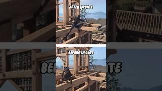 AC Shadows Before and After Parkour Update Comparision