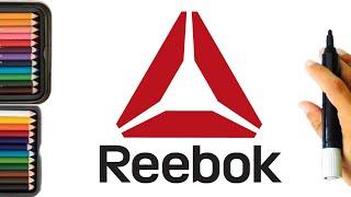 Reebok logo drawing / How to draw Reebok