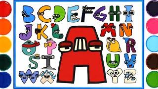 Alphabet Lore (A-Z...) But Jelly Painting | Coloring Pages Alphabet Lore (A-Z)