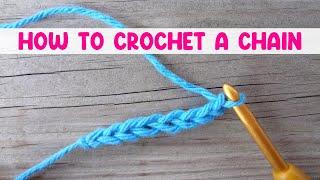 How to Crochet a Chain (For The Absolute Beginner!)