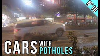 Cars Hitting MASSIVE Potholes (#10)