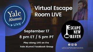 Yale Alumni LIVE: Virtual Escape Room LIVE