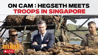 LIVE: Pete Hegseth Meets Troops in Singapore | First Asia Trip as Defense Secretary"