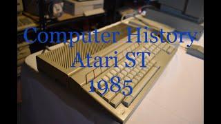 Computer History - 1985 Atari ST (A Motorola 68000 powered Atari Computer)