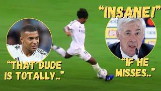 HE'S UNBELIEVABLE! MBAPPÉ CAN'T BELIEVE ENDRICK'S STUNNING GOAL, ANCELOTTI PRAISES HIS BOLDNESS and