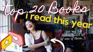 top 20 books I read & loved this year