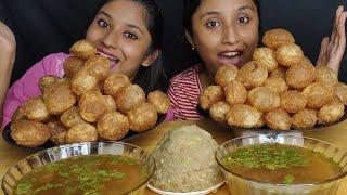 Street side 100 Panipuri Eating Challenge|Golgappa Eating|Phuchka Eating|Indian Street food eating