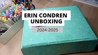 ERIN CONDREN UNBOXING | PLANNER UNBOXING | 2024-2025 PLANNER UNBOXING | UNBOXING