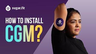 How to Install a CGM for Blood Sugar Monitoring| Step-by-step Guide | #bloodsugarcontrol  besugarfit