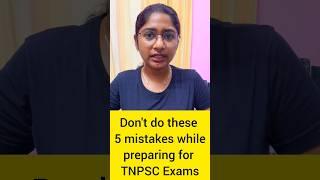 Don't do these 5 Mistakes while Preparing for TNPSC Exams  #tnpsc #group4 #shortstamil