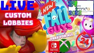  LIVE - FALL GUYS FREE FOR ALL RELEASE IN 4 DAYS!  -  CTRTEZ 24 HOURS 4 MNDA 2022 PART ONE