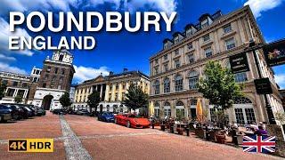 Poundbury Walk, English Town Walking Tour in 4K HDR