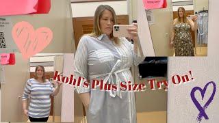 Kohls Plus Size Try On! | Inside the Dressing Room | Plus size Pregnant