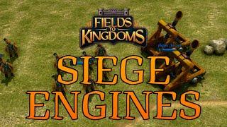 Adding Ranged units and Siege Engines to my upcoming solo MMORTS | Fields to Kingdoms | Devlog #2