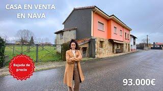 VENTA DE CASA EN CONCEJO DE NAVA, ASTURIAS, CON GARAJE Y TERRENO DE 1.700M2  *93.000€*#asturias