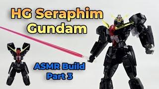 HG Seraphim Gundam  - Gundam 00 2nd Season MS Set (Clear Color) Part 3 ASMR Build + Transformation