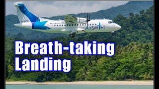 Breath-taking Landing of Airswift in El Nido Palawan