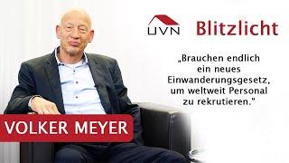 Volker Meyer (Heinrich Meyer-Werke Breloh & AGV Lüneburg-Nordostniedersachsen) im UVN Blitzlicht #25