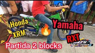 Partida 2 blocks Honda XRM vs Yamaha RXT 2 stroke