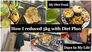 Days In My Life - Weekday Routine || My Diet Food Plan ️ How I reduced 5kg ️ Casual Diet Plan 