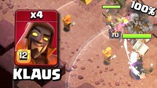 Klaus SUPER WIZARD Army in Tournament (Clash of Clans)