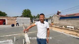 北京农村自建中式庭院！房屋基础这样施工！简直就是真正的万年牢