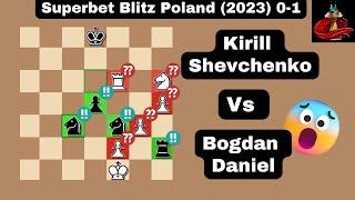 Kirill Shevchenko Vs Bogdan Daniel | World Chess Championship (2023) #chess