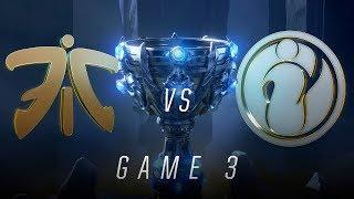 FNC vs IG | Finals Game 3 | World Championship | Fnatic vs Invictus Gaming (2018)