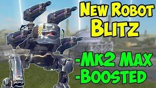 New 4.3 Robot BLITZ Mk2 Maxed + Boosters - War Robots Gameplay WR