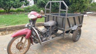 How To Make Tricycle from Old Motorbike