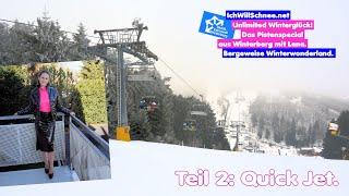 "Unlimited Winterglück" im Skiliftkarussell Winterberg mit Lena: Quick Jet - Flutlichthang (Teil 2).