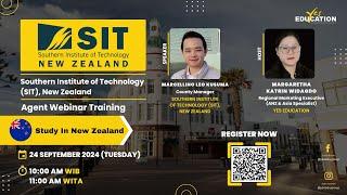 Southern Institute of Technology (SIT), New Zealand - Yes Education Agent Webinar Training