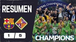 FINAL UEFA CHAMPIONS FUTSAL | Barça 1 - 5 Palma